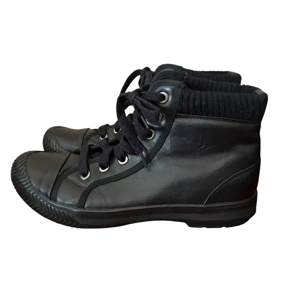 Helix Black High-Top Sneakers Men’s Size 9